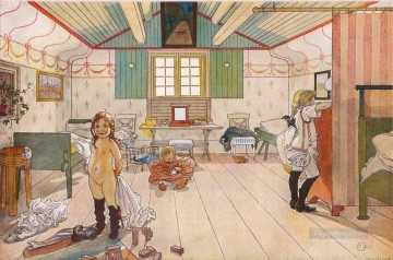  1897 Pintura Art%C3%ADstica - Las mamás y las niñas pequeñas 1897 Carl Larsson